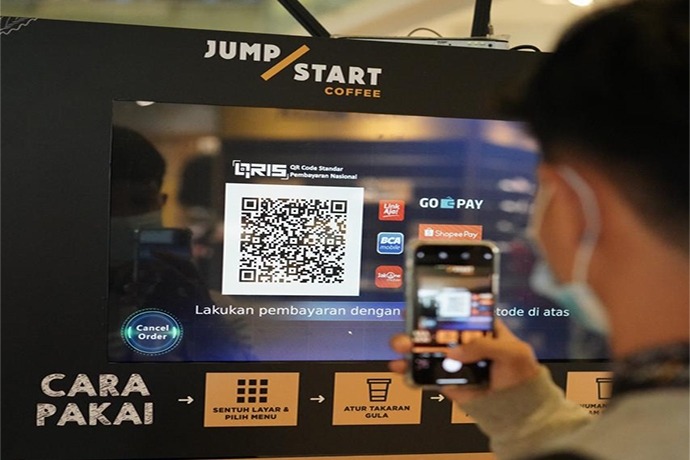 Jumpstart vending coffee machine