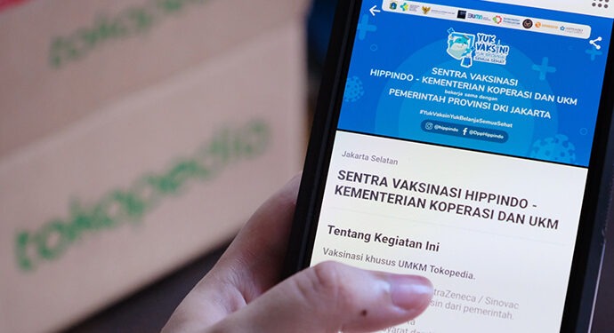 Tokopedia vaksinasi