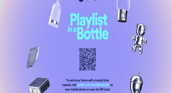 Spotify Playlist in a Bottle