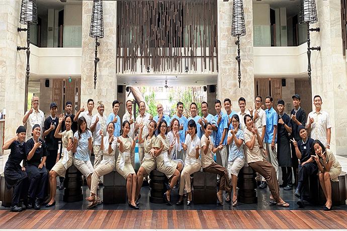 Hotel team at Holiday Inn Resort Bali Benoa