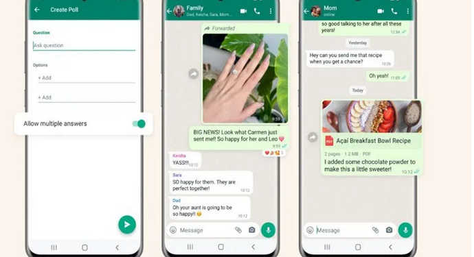 Whatsapp voting