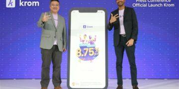Aplikasi digital banking Krom Bank