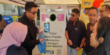 Indosat Lanjutkan Program “Sampah Jadi Pulsa”