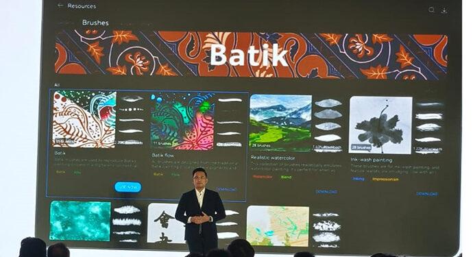 Huawei Hadirkan Fitur Pola Batik Indonesia pada Aplikasi GoPaint