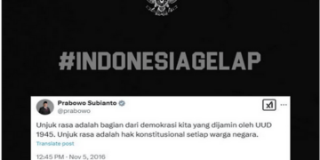 #IndonesiaGelap Capai 13 Juta Engagement di X, 81% Komentar Bersentimen Negatif