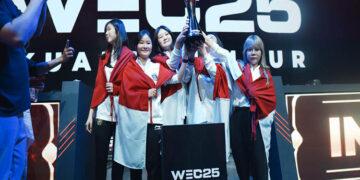 Timnas MLBB Women Indonesia Kembali Jadi Juara Dunia IESF WEC 2025