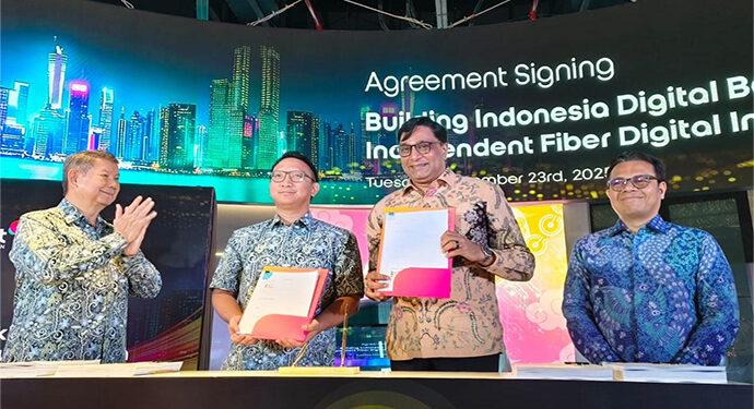 Konsorsium Indosat, Arsari Group dan Northstar Bangun “Jalan Tol” Digital di Indonesia