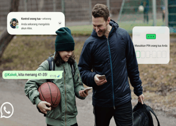 WhatsApp akun anak