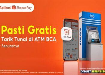 Tarik Tunai ShopeePay di ATM BCA
