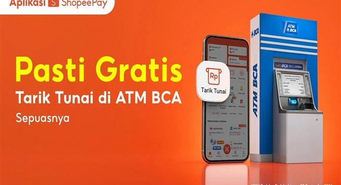 Tarik Tunai ShopeePay di ATM BCA