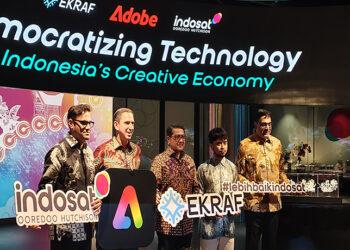Indosat, Adobe, dan Kemenekraf Buka Akses AI dan Monetisasi bagi Kreator Muda