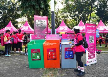SMARTFREN Run Bisa Daur Ulang 100% Limbah