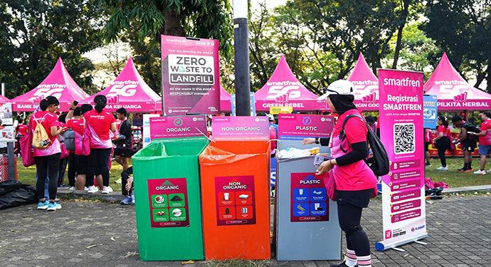SMARTFREN Run Bisa Daur Ulang 100% Limbah