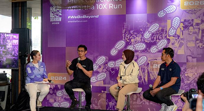 Amartha 10X Run 2026 Bawa Semangat UMKM Perempuan di Lintasan Lari