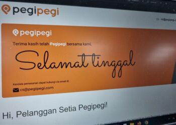 Pegipegi tutup