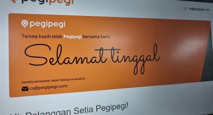 Pegipegi tutup