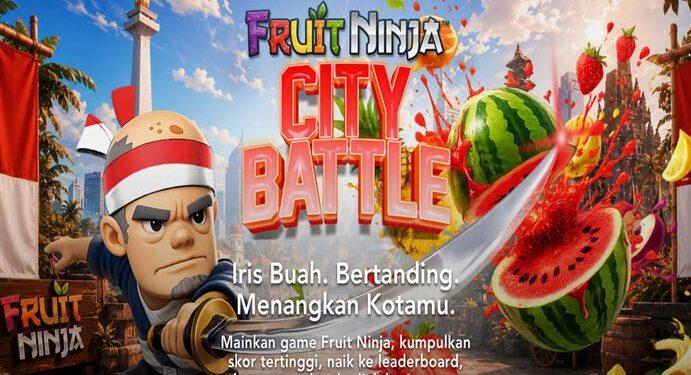 Fruit Ninja City Battle Merdeka Edition