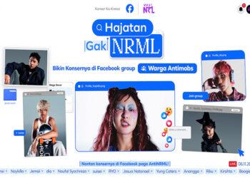 Tak Sekadar Nonton, Fans Terlibat Konser Hipdut Facebook dan AntiNRML